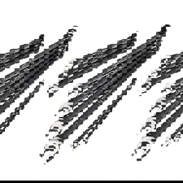 Combination Wrench Set: 9 Pc, 1/2